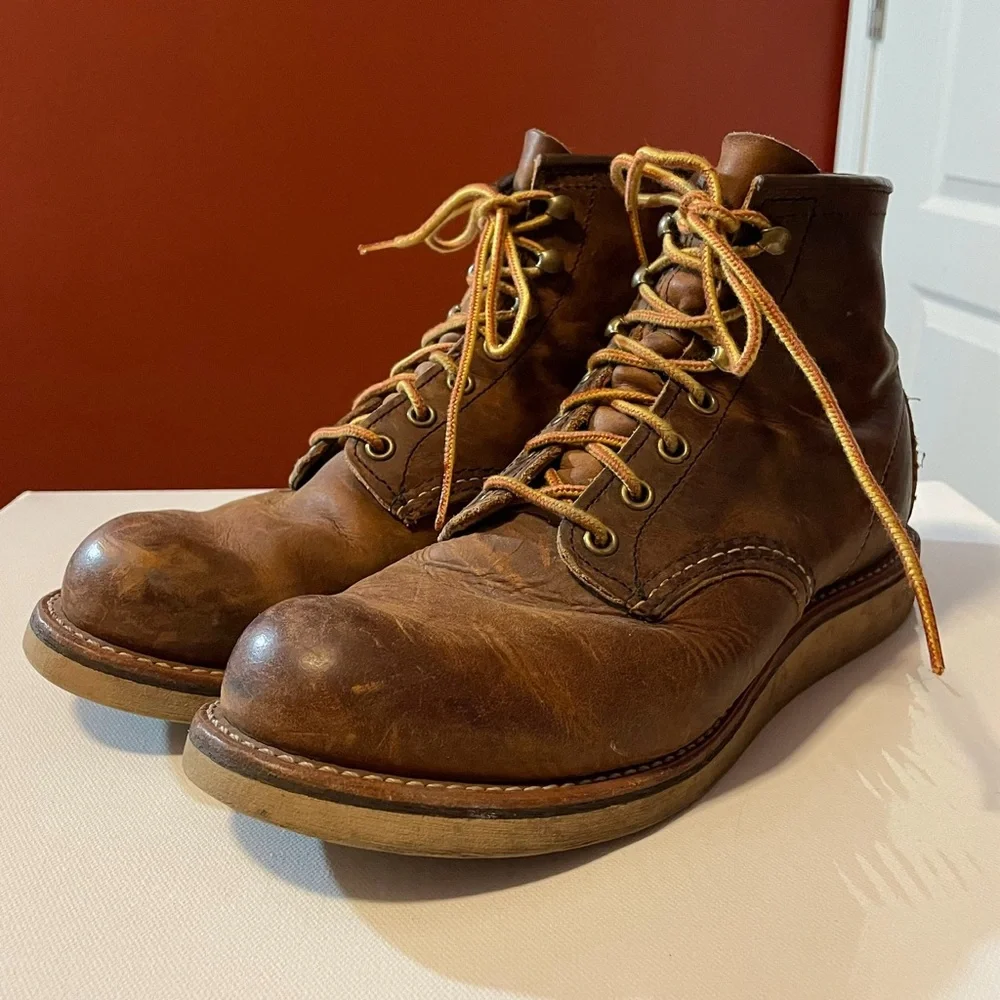 Red Wing Men’s Rover 2950 Copper Oil‎ Rough & Tough Round Toe Lace Up Boot
